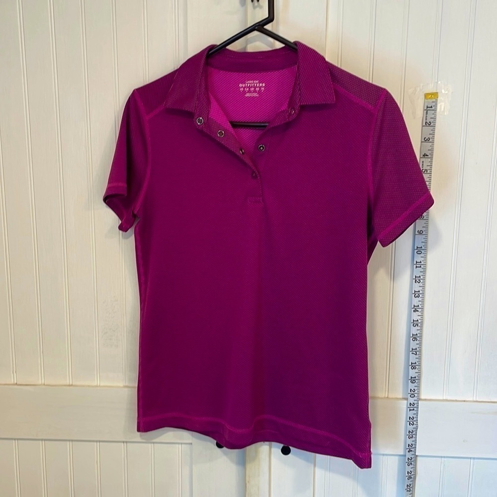 Lands’End outfitters purple golf shirt roomy size S